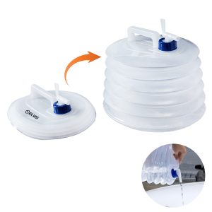 Outdoor portable foldable compressed water bucket