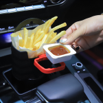 An In-Car Sauce Holder For Ketchup And Dipping Clip