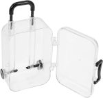 Mini Cute Transparent PP Trolley Case Jewelry Box