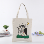 Daily Essentials Canvas Tote Bag With An External Pocket