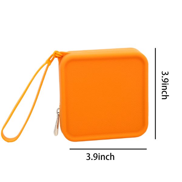 Silicone mini change storage bag coin purse