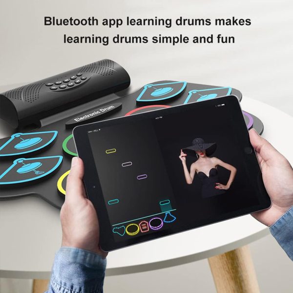 Portable support for Bluetooth APP hand roll drum