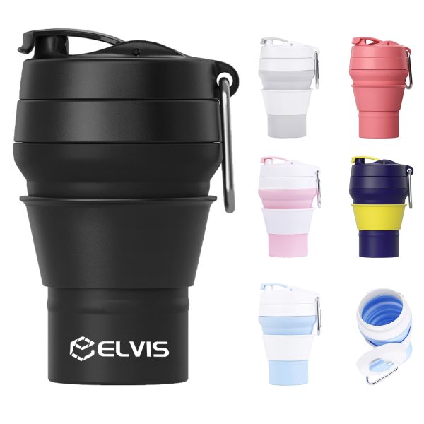 12 Oz Silicone Collapsible Travel Cup