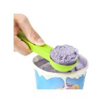 Press-type plastic ice cream scoop