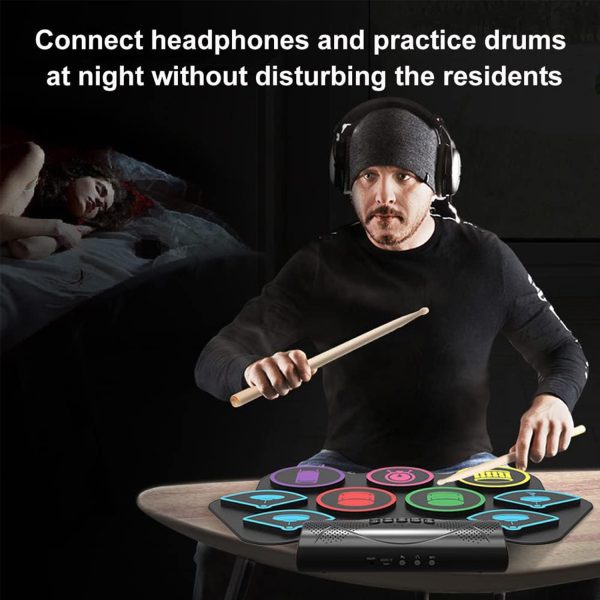 Portable support for Bluetooth APP hand roll drum