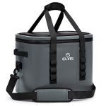 Vehicle mounted camping cooler insulated bag