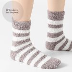 Super Soft Fuzzy Winter Colorful Home Slipper Socks