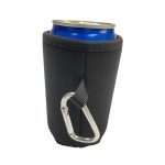 Neoprene Can Cooler w/ Carabiner Clip