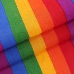 Festival symbol rainbow headscarf