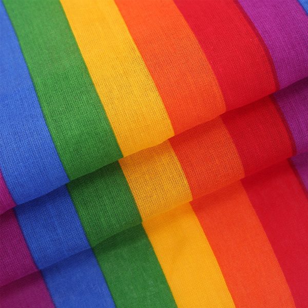 Festival symbol rainbow headscarf