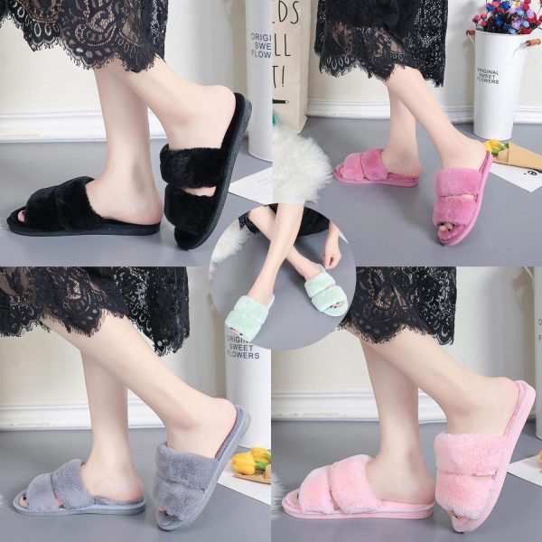 Woman Fluffy Slippers