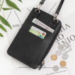 Genuine Leather Small Phone Pouch Crossbody Bag