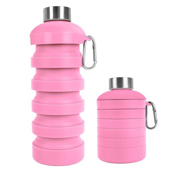 34oz Large capacity outdoor retractable folding water bottle