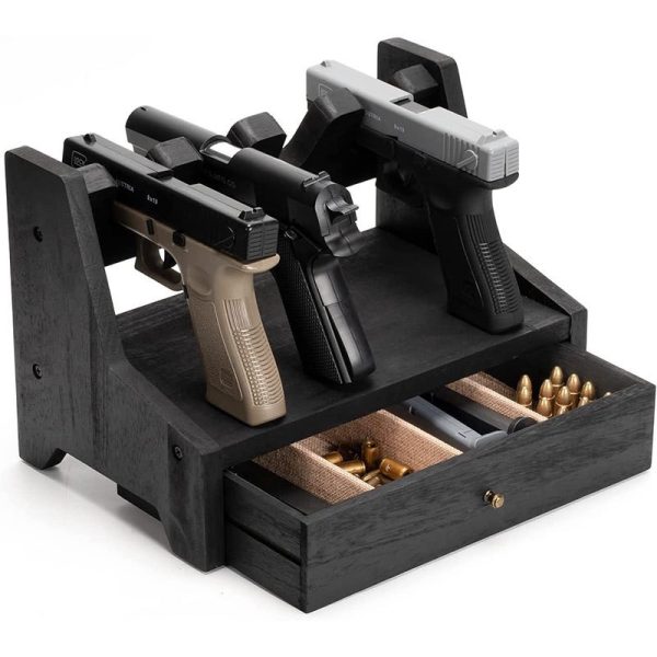 Wood Rack Holder for Gun Cabinet Accessories