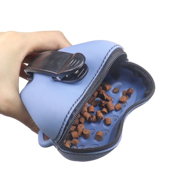 Silicone pet feeding waist bag