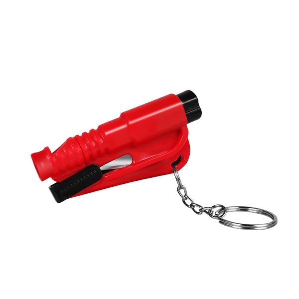 3 In 1 Emergency Car Escape Hammer Key Chain