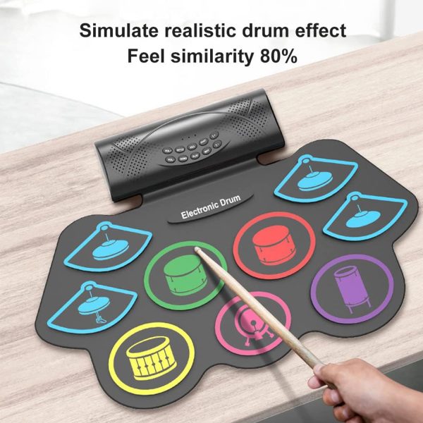 Portable support for Bluetooth APP hand roll drum