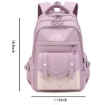 Nylon Sweet Color Waterproof backpack for student