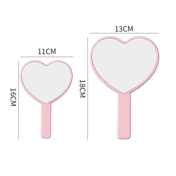 Heart Shaped Handheld Mirror