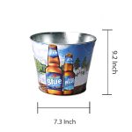 Blue Light Beer Ice Bucket