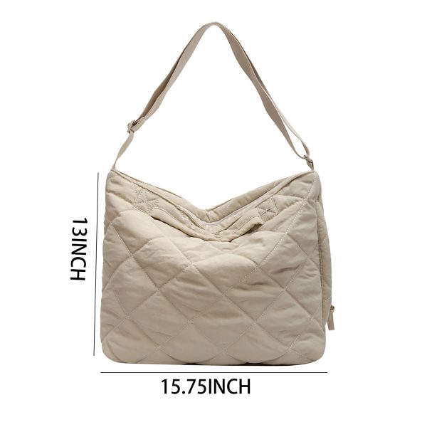 Nylon Cotton Tote Bag Handbag