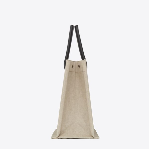 Jute Canvas Tote Bag