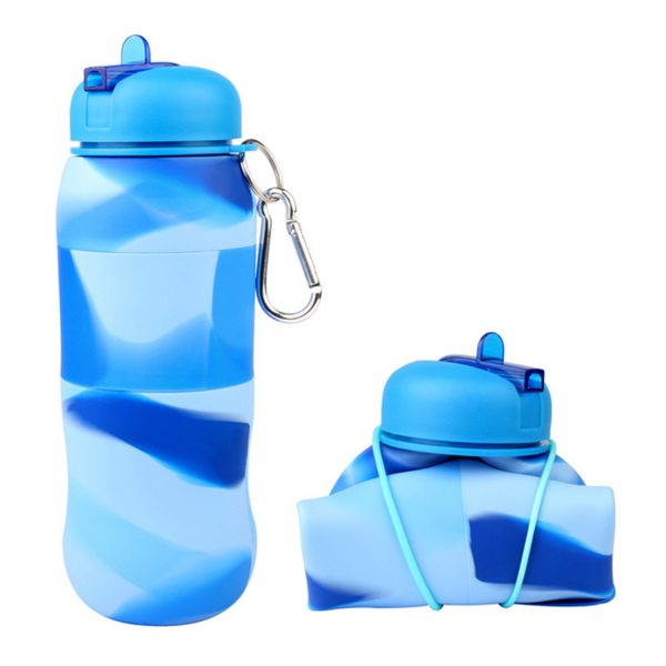 20Oz Silicone Collapsible Portable Water Bottles