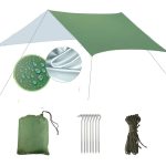 Waterproof and sunscreen beach shading tent