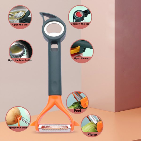 Kitchen Multifunctional Stainless Steel Peeler