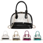 Fashionable Candy Colored PVC Clear Crossbody Bag