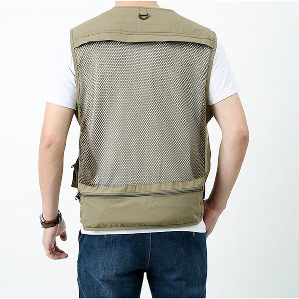 Men's casual outdoor detachable mesh quick-drying vest