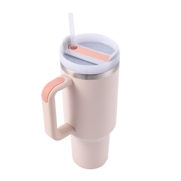 40 oz Stainless Steel Insulated Cup With Straw