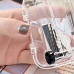 Mini Cute Transparent PP Trolley Case Jewelry Box