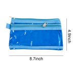 Clear Frosted PVC Pencil Case