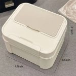 Multifunctional plastic student stationery storage box