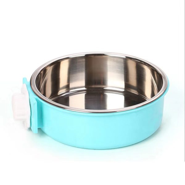 Stainless Steel Pet Dog Cat Food Water Bowl