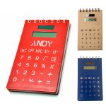 8 Digit Multifunction Solar Powered Notebook Calculator