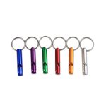 Aluminum Alloy Mini Whistle Keychain