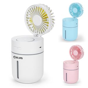 Spray humidification Mobile and portable fan