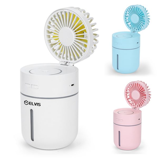 Spray humidification Mobile and portable fan