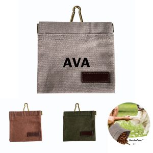 Outdoor Pet Feeding Belt Bag With Hook