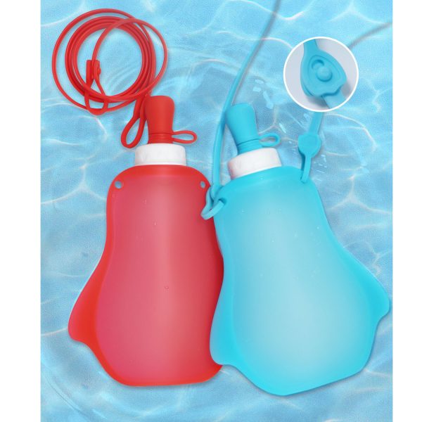 10-13.5Oz Foldable Silicone Water Bottle