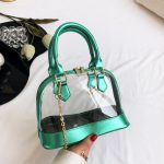 Fashionable Candy Colored PVC Clear Crossbody Bag