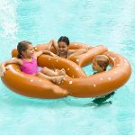 PVC inflatable bread swimming pool float