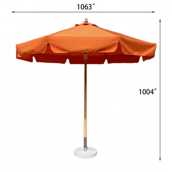 Courtyard outdoor beach umbrella