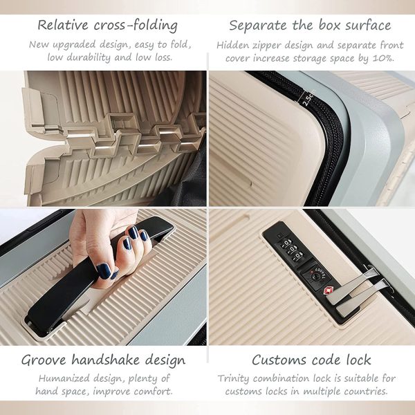 Lock Foldable Travel Luggage For Abroading