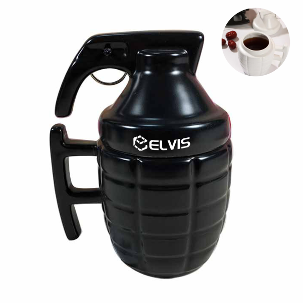 12oz Creative grenade ceramic mug