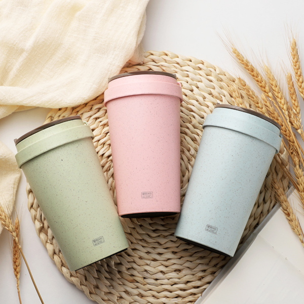 13 Oz. Unbreakable Wheat Straw Drinking Tumbler Cups