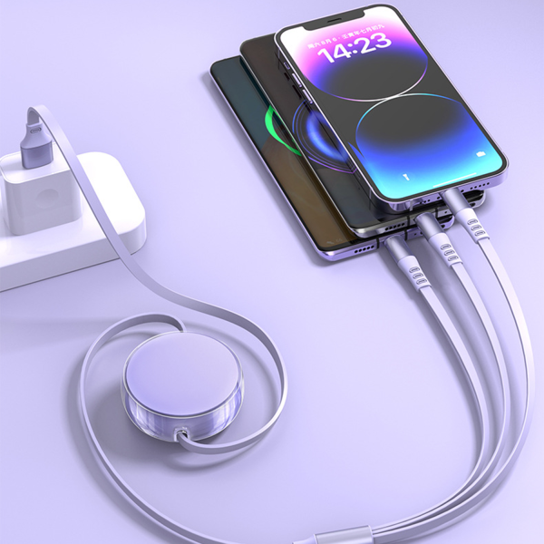 Portable Retractable Driving Charging Cable