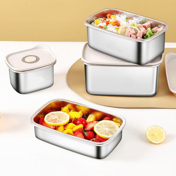 Large Stainless Steel Bento Box